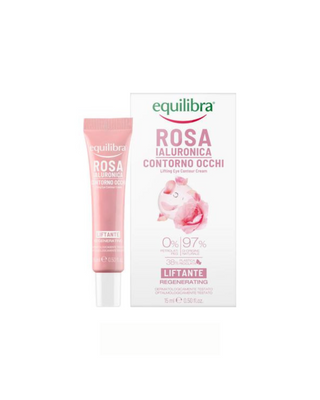 Růžový liftingující oční krém s kyselinou hyaluronovou Rosa Equilibra - 1
