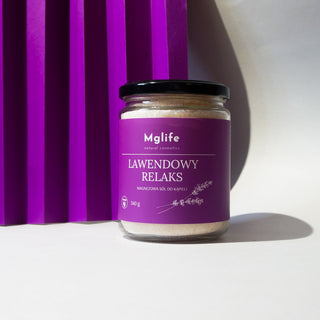 Koupelová sůl do hořčíku se solí Epsom a esenciálním olejem Levandulová relaxace Mglife - 2