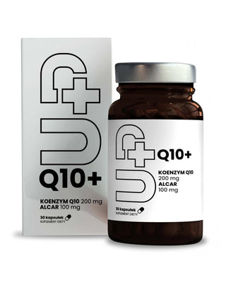 Doplněk stravy UP Q10+ koenzym Q10 s acetyl-L-karnitinem 30 kapslí UP Health Pharma - 3