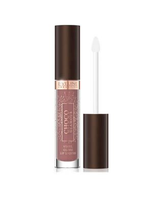 Tekutá rtěnka s efektem glossy lips 03 Toffee Chocolate Choco Glamour Eveline - 1