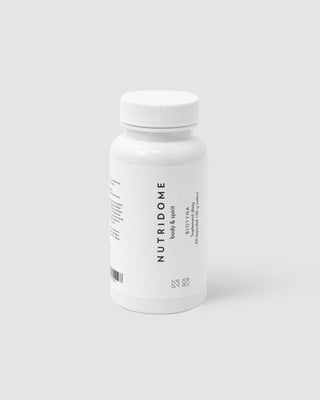 Biotin kapsle 2500 mcg vitamínu H na vlasy, pleť a nehty Nutridome 60 ks - 3