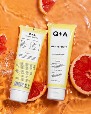 Hydratační a zklidňující grapefruitový čistící balzám na obličej Grapefruit Cleansing Balm Q+A - 2