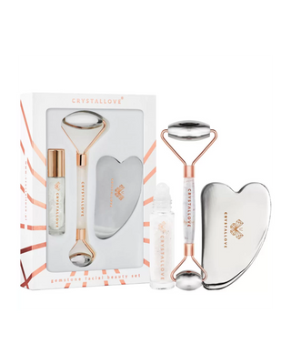 Masážní set obličeje z nerezové oceli – Cryo Ice Beauty set Hydroterapie Crystallove - 1