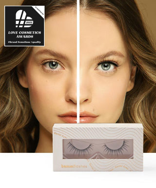 Umělé řasy na 2D pásu pro vícenásobné použití, měkké a lehké Bambi Eyes Bamm!Lashes - 2