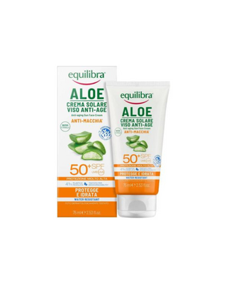 Aloe opalovací krém proti vráskám SPF 50+ UVA, UVB Equilibra - 1