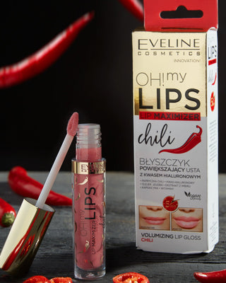 Lesk na rty s kyselinou hyaluronovou z chile Oh! Moje rty Maximizer Eveline - 2
