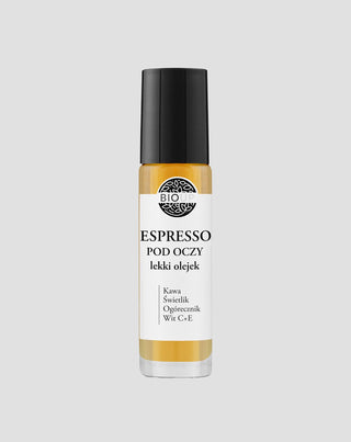 Lehký oční olej s anti-aging rozjasňovačem a okurkovým olejem Espresso BIOUP - 1