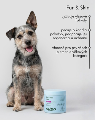 Fur & Skin doplňkové krmivo pro psy pro krásnou srst a zdravou kůži Oggo 180 g - 2
