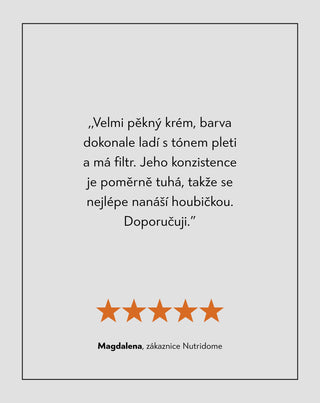 Hydratační pleťový krém BB spf 50 s kyselinou hyaluronovou a vitamínem C 01 Ivory Nutridome - 6