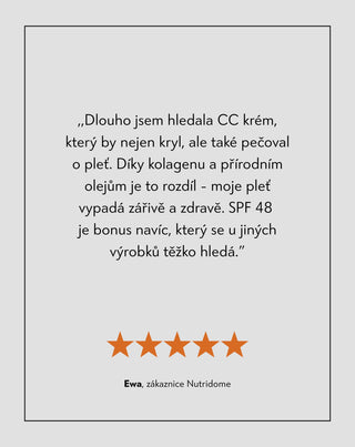 Krycí CC krém na obličej SPF 48 s kolagenem a přírodními oleji 02 Light Beige Nutridome - 4