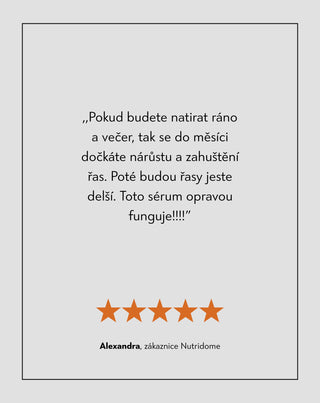 Kondicionér na řasy se zhušťujícím, prodlužujícím a posilujícím účinkem Nutridome - 5