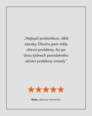 Probiotika s 10 miliardami bakterií mléčného kvašení a vlákninou PRO 10 BIOTIC Nutridome 60 kapslí - 5