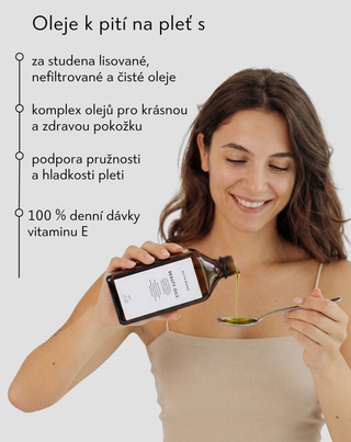 Oleje k pití na pleť s omega-6 a vitamínem E Beauty Nutridome 250 ml - 3