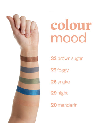 Matné oční stíny Colour mood oční stíny v odstínu mléčné čokolády 24 Praline Paese