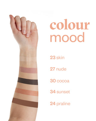 Matné oční stíny Colour mood oční stíny v odstínu mléčné čokolády 24 Praline Paese