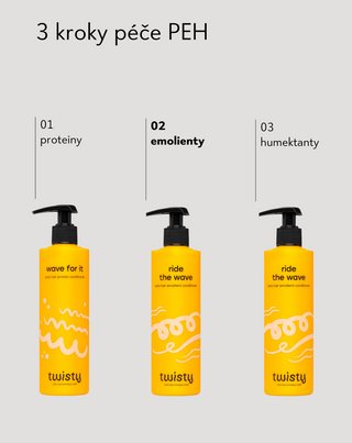 Změkčující kondicionér vhodný pro kudrnaté vlasy Twisty, šípkový a konopný olej - 4