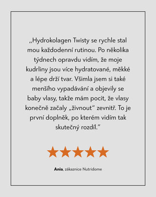 Vlasový hydrokolagen s biotinem pro posílení a hydrataci vlasů zevnitř Twisty 210 g - 5