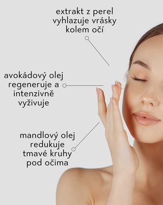 Hydratační oční krém proti vráskám a tmavým kruhům s extraktem z perel Nutridome - 2