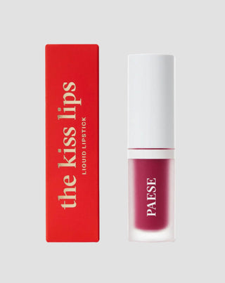 Lehká matná tekutá rtěnka bez pocitu lepivosti The Kiss Lips 05 Raspberry Red Paese - 1
