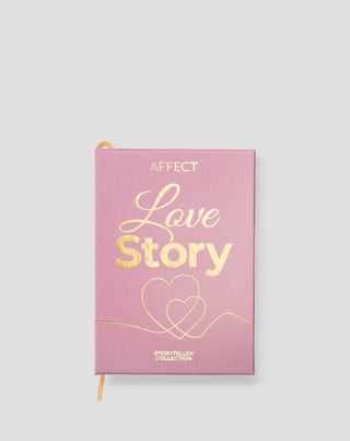 Mini paletka očních stínů s odstíny růžové, hnědé a opalizujících třpytek Love Story Affect - 1