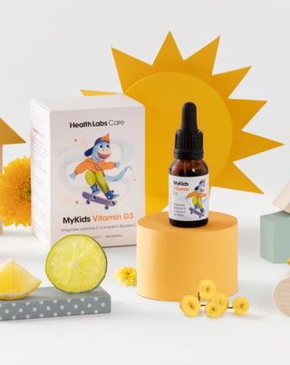Veganský vitamín D v kapkách pro děti MyKids Vitamin D3 Health Labs Care