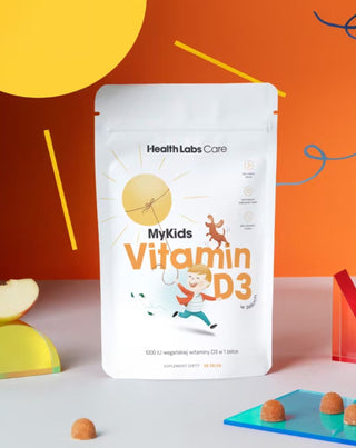 Veganský vitamín D pro děti MyKids Vitamin D3 v želé Health Labs Care 60 kusů - 2