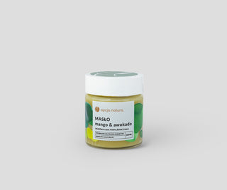 Tělové máslo pro suché, poškozené a vyčiněné Avocado Mango & Natura Option - 1