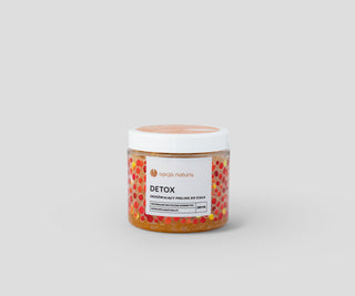 Peeling s tělovým cukrem 100% přírodní olej exfoliující Detox Natura možnost - 1