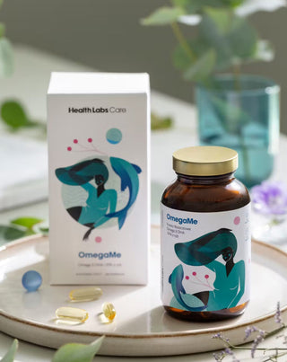 OmegaMe Mastné kyseliny Omega3 EPA a DHA z ryb podporující práci srdce a mozku Péče o zdraví laboratoří