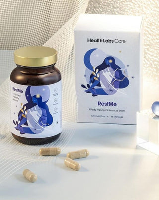 Doplněk pro klidný spánek a uklidnění nervů RestMe 60 kaps Health Labs Care