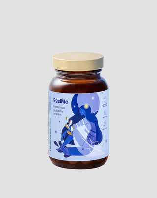 Doplněk pro klidný spánek a uklidnění nervů RestMe 60 kaps Health Labs Care