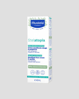 Pleťový krém-emoliet pro atopickou a suchou pokožku Stelatopia Mustela - 2