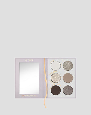 Mini paletka očních stínů v chladných tónech bílé, šedé a stříbrné Secret Diary Affect - 4