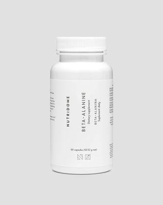 Beta-alanin 700 mg pro výkonnost a snížení svalové únavy Nutridome, 60 kapslí - 1