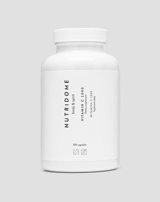 Vitamín C 1000 pro podporu imunity a syntézy kolagenu Nutridome 180 kapslí - 1