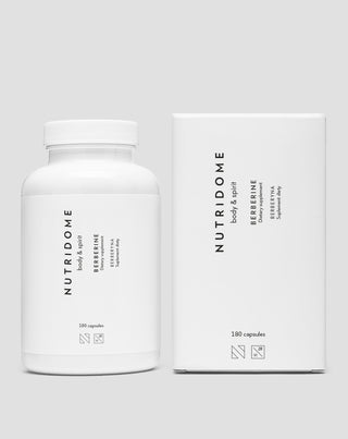 Berberin HCl tablety snižující cholesterol, cukr a tlak Nutridome 180 kapslí - 2