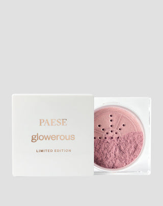 Sypký rozjasňovač na obličej a tělo Glowerous 01 rose Paese - 1