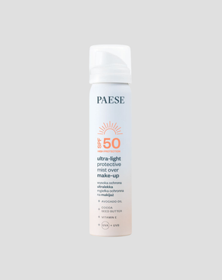 Ultralehký ochranný make-up v mlze s ochranou proti slunci SPF50 Paese - 1