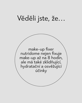 Nutridome fixační mlha na make-up 75 ml - 3