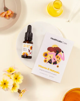 Veganský vitamín D3 v kapkách Vitamin D Natural+ Health Labs Care - 2