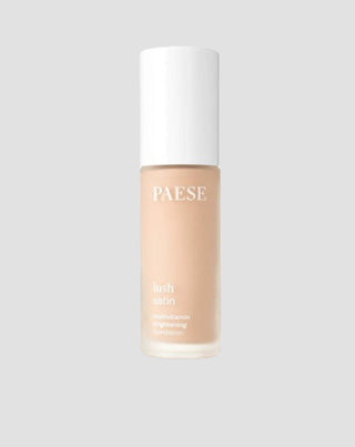Vitamínový rozjasňující make-up, svěží satén, teplá paese béžová barva - 1