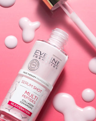 Omlazující ošetření multipeptidy pro zralou pleť: Eveline Comstics Shot Serum - 2