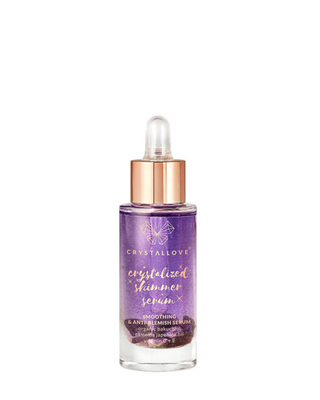 Pleťové sérum s ametystem a bakuchiolem - Amethyst shimmer serum Crystallove