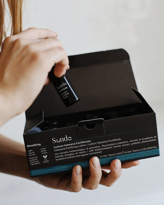 Intenzivní posilující ošetření proti vypadávání vlasů v ampulích Sendo - 2