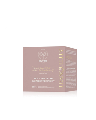 Rozjasňující a hydratační broskvový pleťový krém, Tranquility Ritualia Onlybio - 2