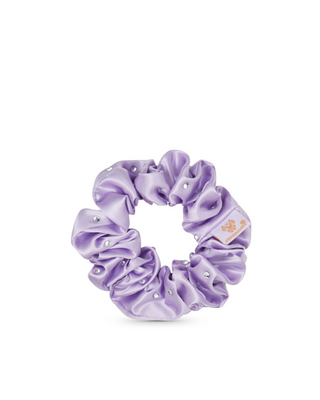 Hedvábné čelenky do vlasů s krystaly – lilac Crystallove - 3