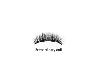 Umělé řasy na 2D proužku pro vícenásobné použití, přirozený efekt Extraordinary Doll Bamm!Lashes - 4