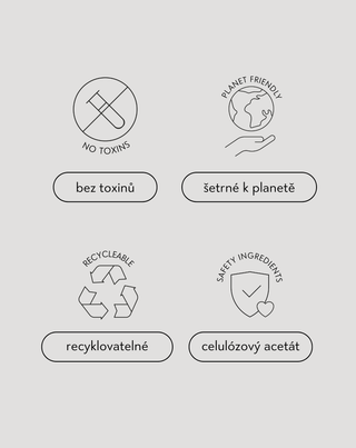 Sada vlnitých sponek do vlasů Twisty - zelená, černá, růžová 3 ks