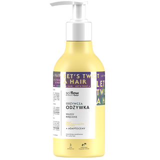Kondicionér s výživným účinkem pro kudrnaté vlasy se zralou vůní melounu s aloe so!flow - 1