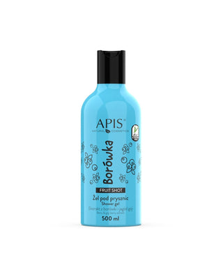 Přírodní sprchový gel s vůní borůvek s kyselinou hyaluronovou Fruit Shot Apis - 2